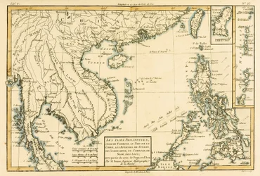 Die Philippinen, Formosa, Südchina, die Königreiche Tonkin, Cochin China, Kambodscha, Siam, Laos und Teile von Pegu und Ava, aus 